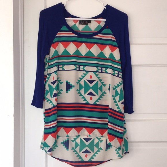 mm Tops - 🌸MM Aztec print tunic🌸 mm Tops - 🌸MM Aztec print tunic🌸